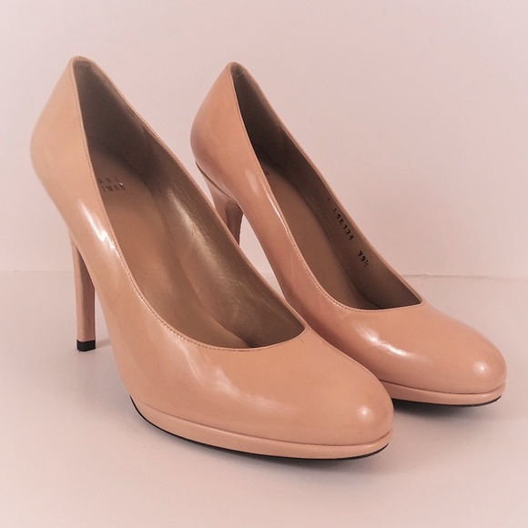 Stuart Weitzman Platswoon patent pump sz 9 - Picture 2 of 8